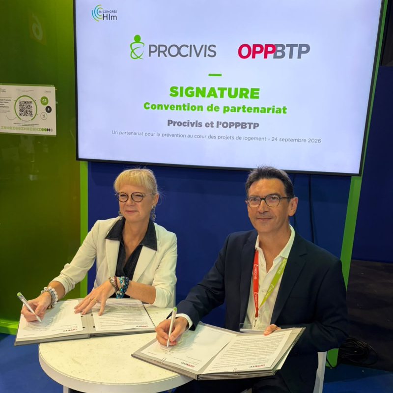 Maîtrise d'ouvrage et prévention : Procivis et l’Afpols s'engagent avec l’OPPBTP