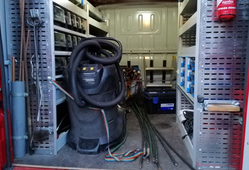 S5144 - aménagement du véhicule des plombiers-chauffagistes