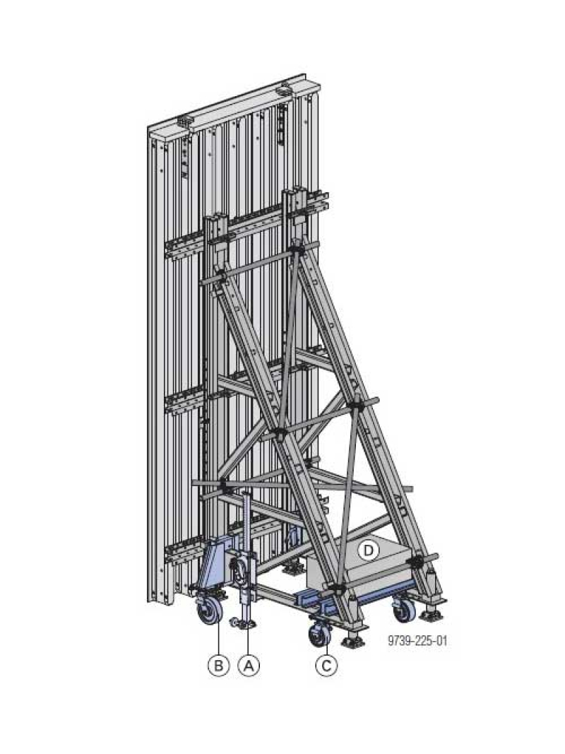 Roues de translation (© Doka)