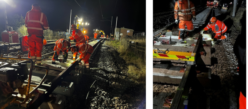 Vissage des éclisses