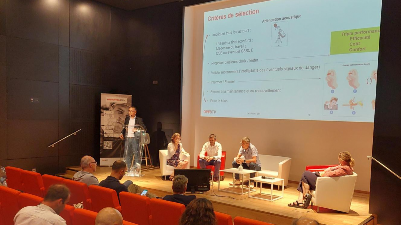 Prévention du risque bruit : une journée d'échanges entre experts