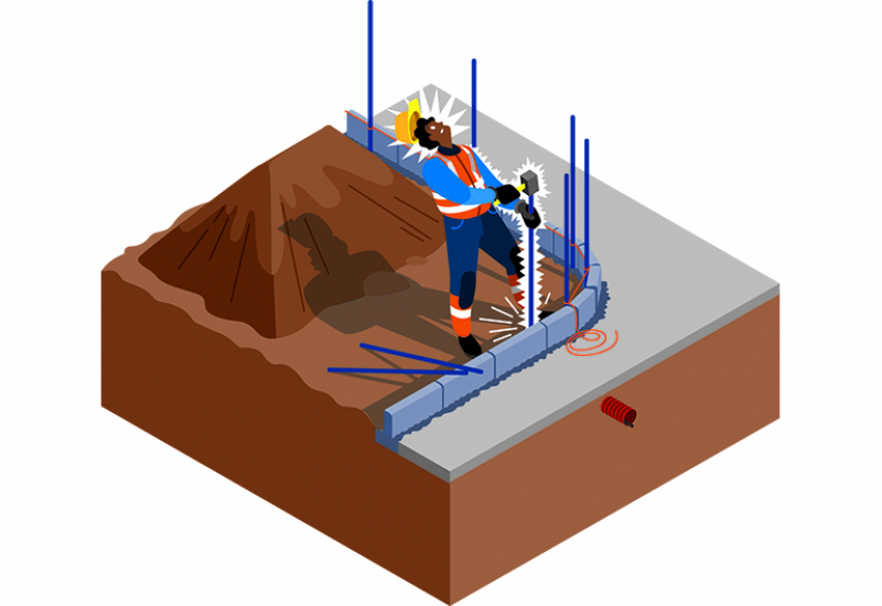 Électrisé par un réseau enterré de 20 000 V