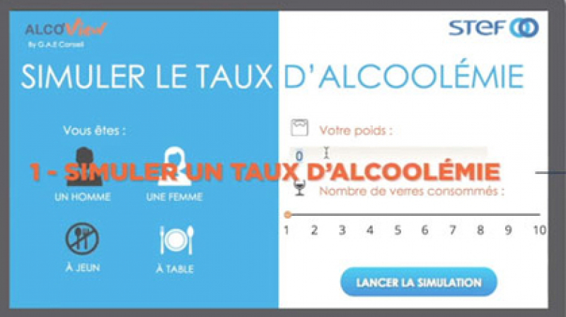 Un simulateur de vision altérée par l'alcool en milieux professionnels