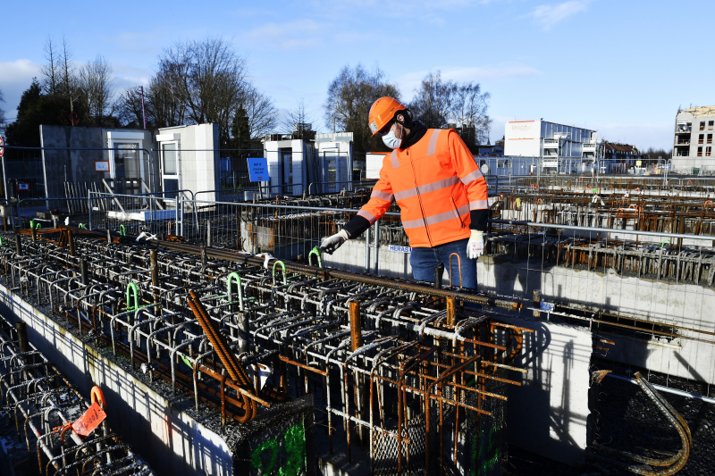 La préfabrication sur site