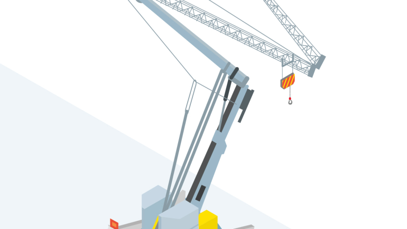 Faciliter sa logistique avec une grue automontable à lests intégrés