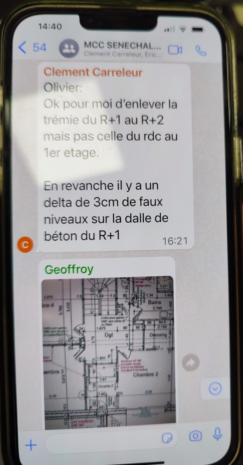 Application WhatsApp - Type de message 2