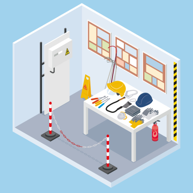 Présenter les risques sur chantier grâce à un accueil interactif