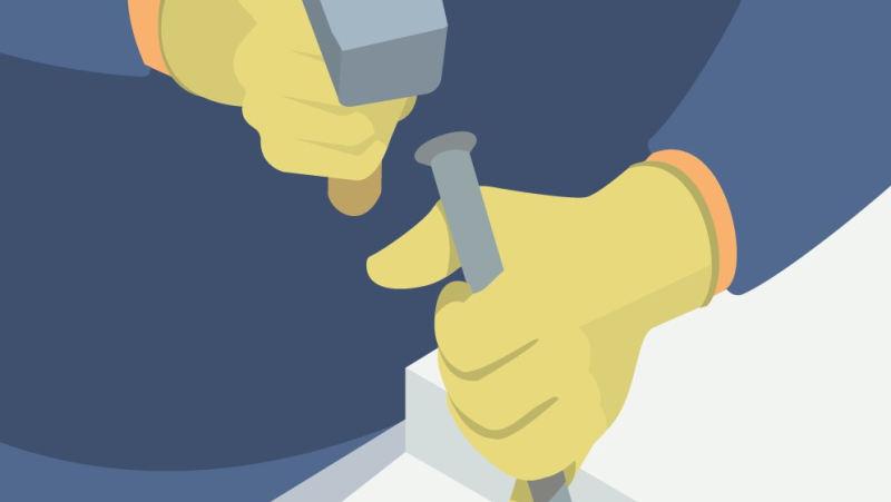 Taille de pierre : prévention des TMS