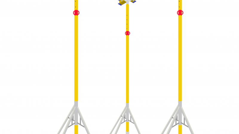 Choisir un dispositif de maintien provisoire des étais et poutrelles