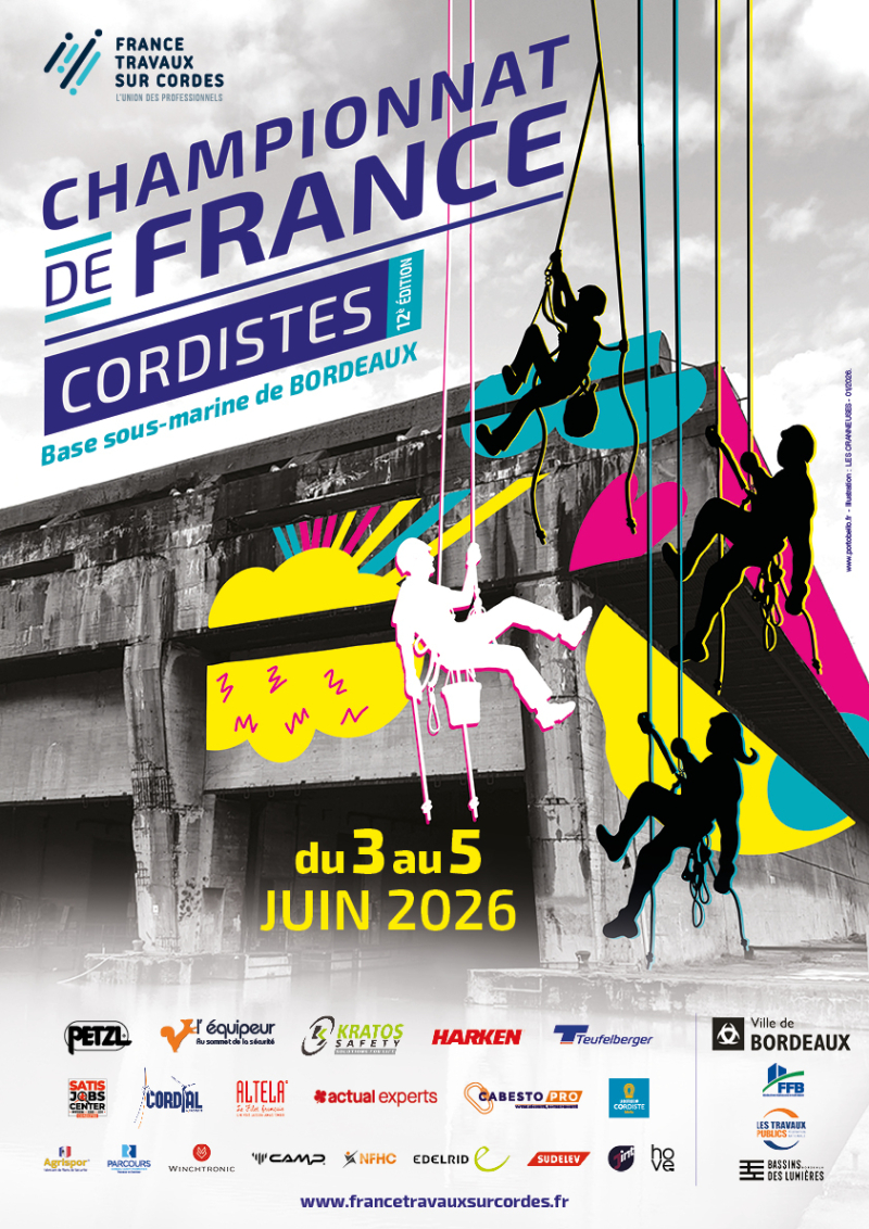 Championnat de France cordistes à Bordeaux du 3 au 5 juin