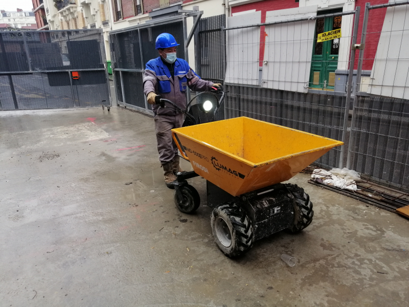 Mini-dumper électrique