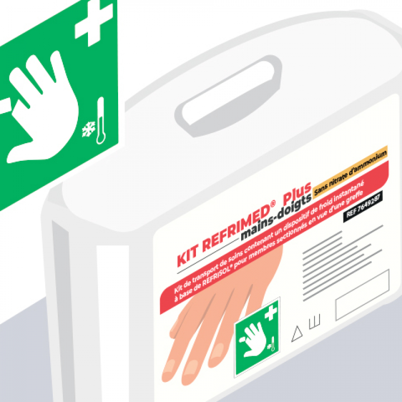 Membres sectionnés : kit de transport et de soins