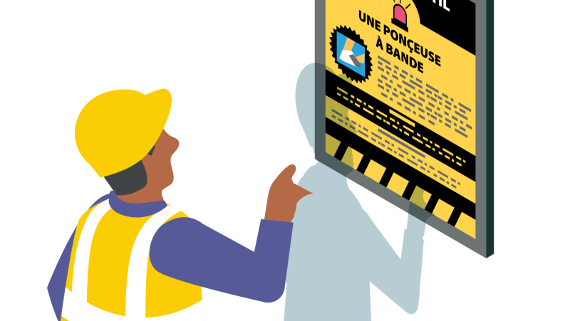 Risques outils : des affiches prévention créées par et pour les apprentis du BTP