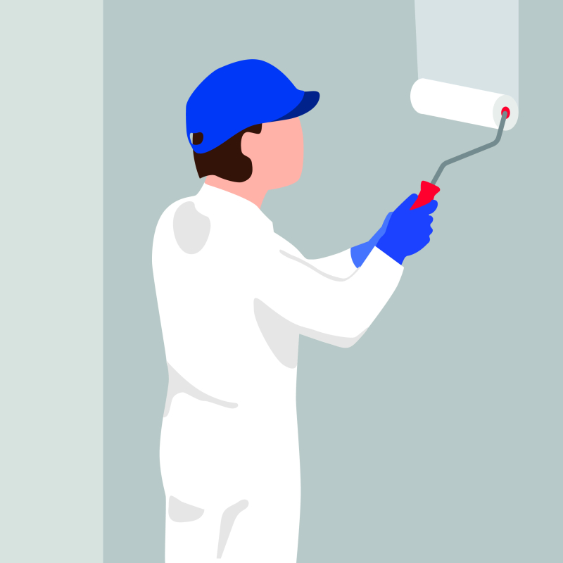 Peintures glycéro : adapter l’organisation d'un chantier pour limiter l'exposition aux solvants