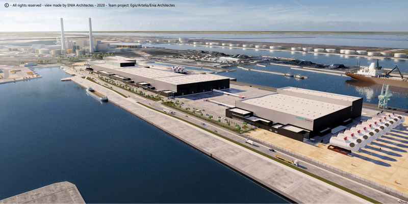 Chantier gigantesque de l’usine d’éoliennes au Havre : une structure HSE sur site facteur de réussite