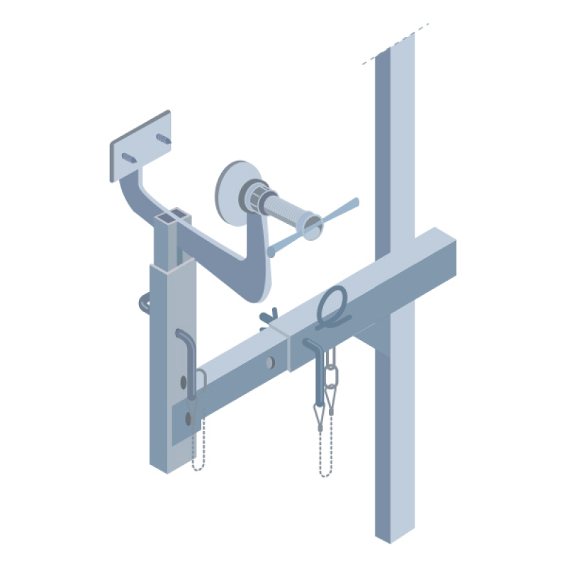 Fixation garde-corps charpente bois 6