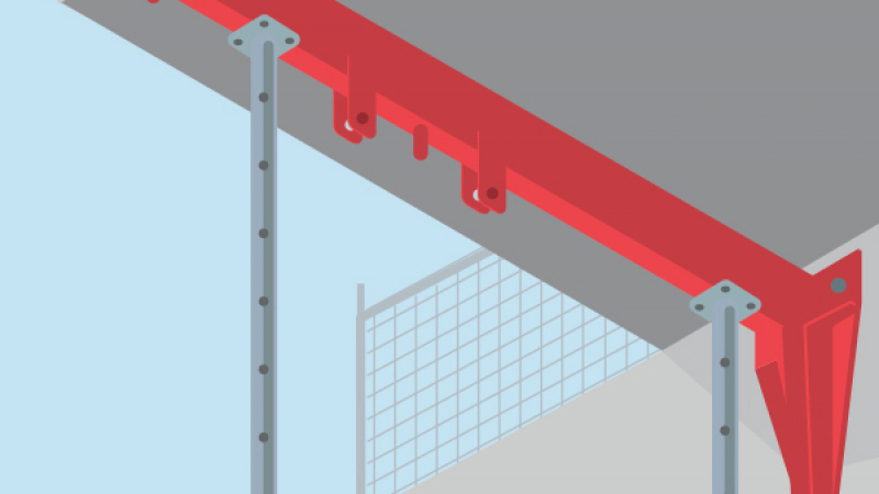 Une poutre aluminium pour simplifier l'étaiement pour le coffrage des balcons