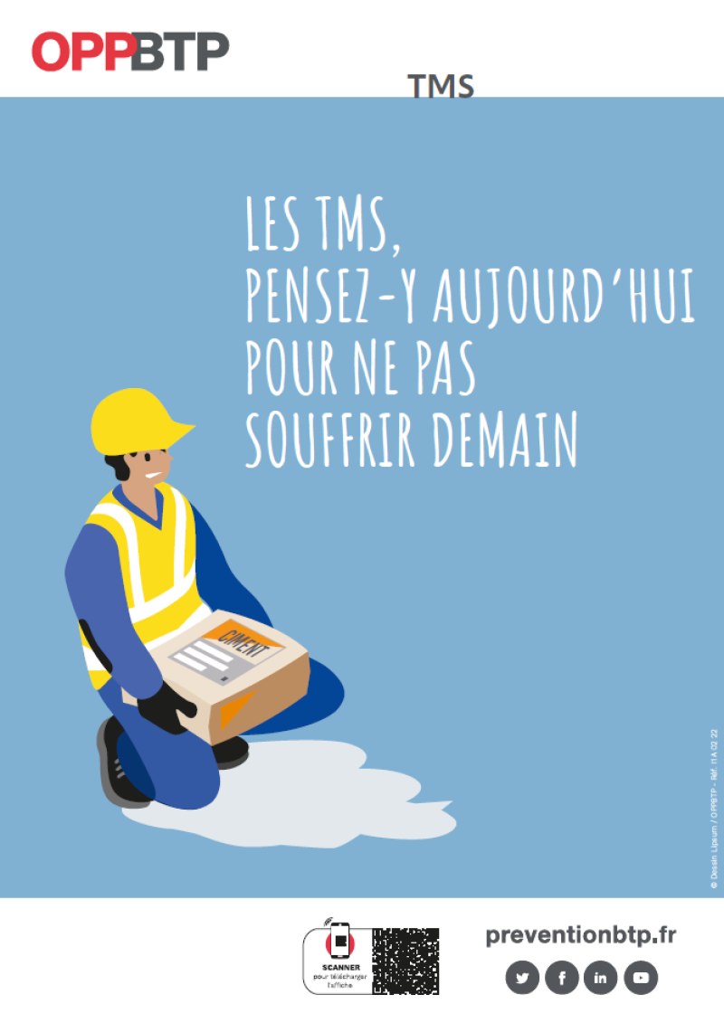 Les TMS, pensez-y aujourd'hui pour ne pas en souffrir demain
