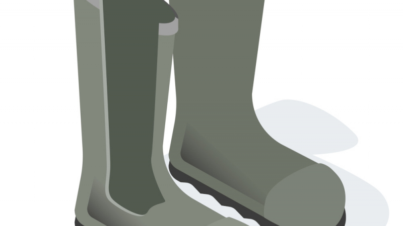Des bottes de sécurité amiante qui peuvent être facilement décontaminées