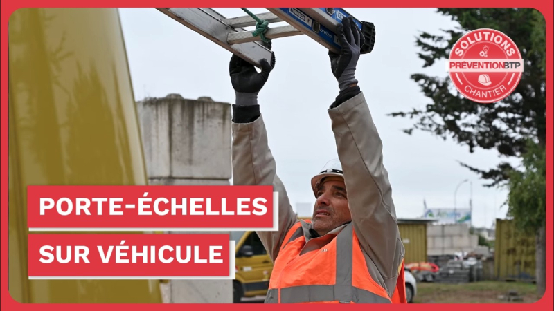 Porte-échelles pour utilitaires : sécuriser le chargement sur chantier