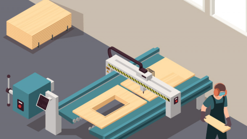 Assembler les murs à ossature bois avec une table semi-automatique