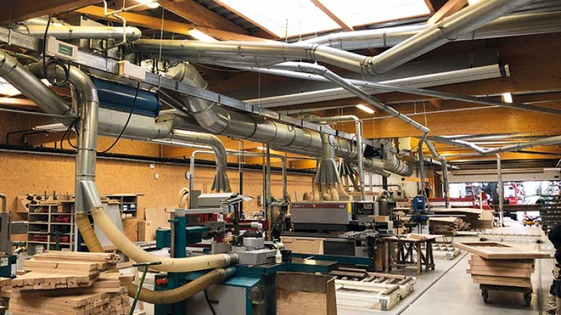 Traquer les poussières de bois pour mieux les valoriser en atelier comme sur les chantiers