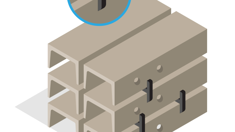 Choisir des cales en plastique pour les bains de peinture de charpente métallique