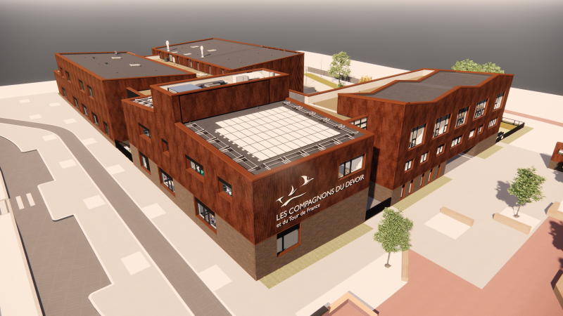 Maison des Compagnons de Strasbourg : comment le BIM permet de mieux gérer la coactivité