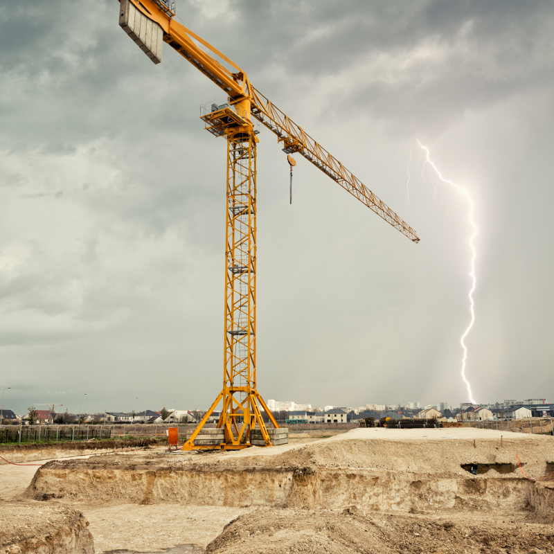 Le risque foudre sur les chantiers : tous concernés