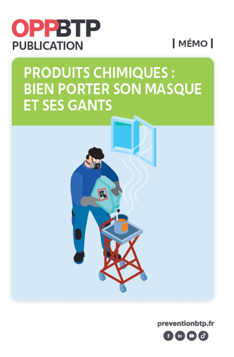 Produits chimiques : bien porter son masque et ses gants