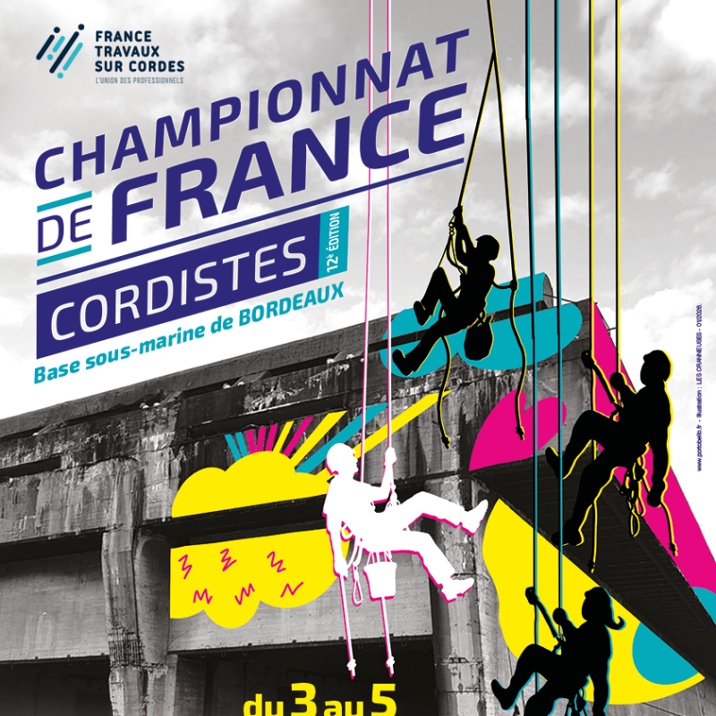 Championnat de France cordistes à Bordeaux du 3 au 5 juin