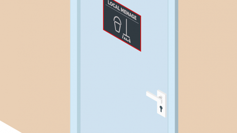 Dédier un local au service d'entretien dans les bases vie