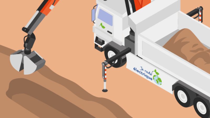 Un camion-grue électrique pour une conduite plus confortable et vertueuse