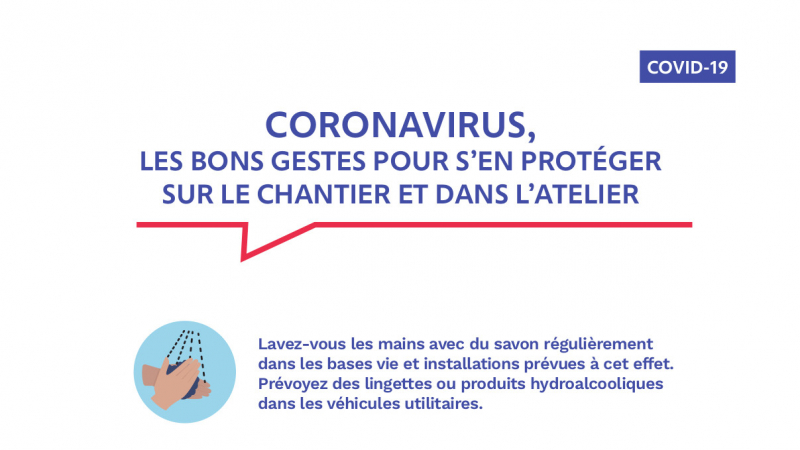 Coronavirus : une affiche pour sensibiliser aux gestes de prévention
