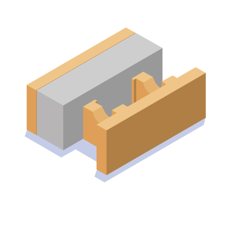 Faciliter le chantier avec des blocs en bois ciment