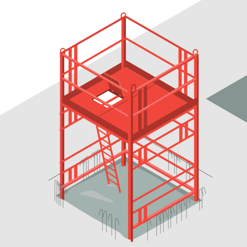 Optimiser l’assemblage et le bétonnage des prémurs de cages d’ascenseur grâce à un équipement sur mesure