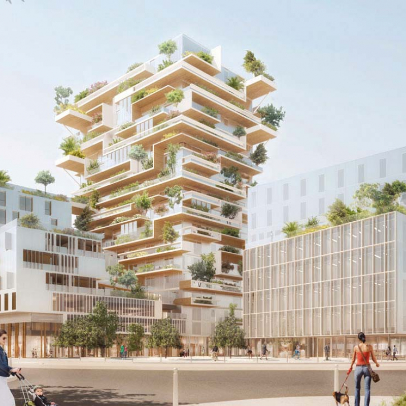 Tour Hypérion (Bordeaux) : la prévention des risques chantier bien intégrée bien en amont