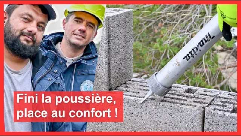 Faciliter l’assemblage des blocs béton grâce à une colle prête à l’emploi