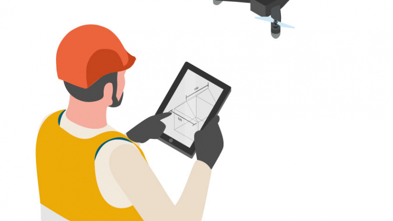 Utiliser un drone et un logiciel de gestion pour le métré de couverture