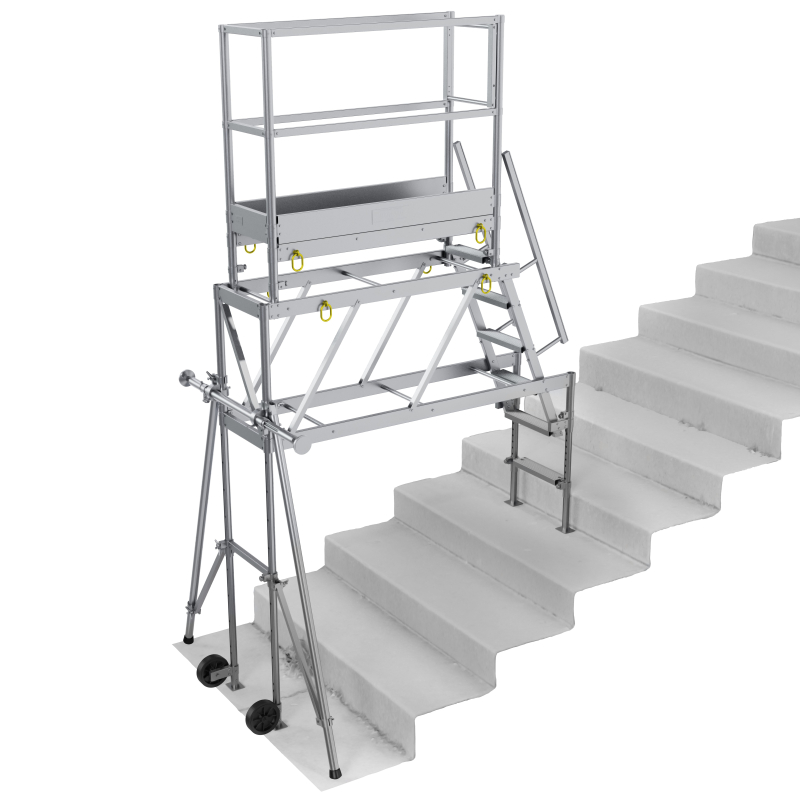 Plateforme escalier PFE avec réhausse