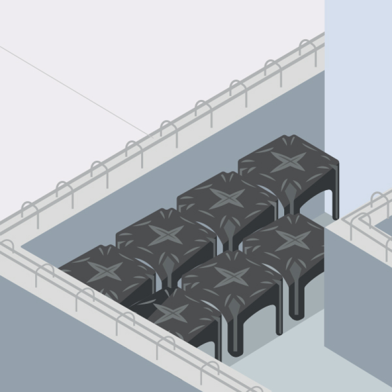 Coffrages modulaires en plastique Iglu’®