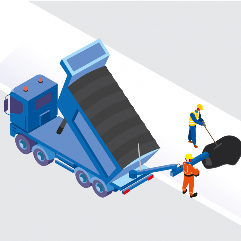 Transporter des enrobés à l’aide d