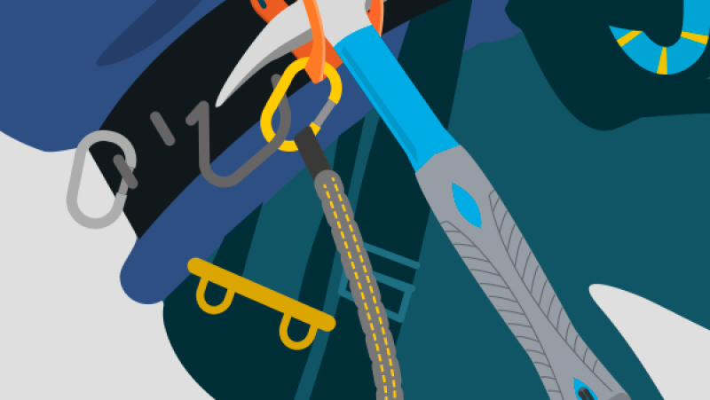 Un porte-marteau sécurisé pour les travaux en hauteur