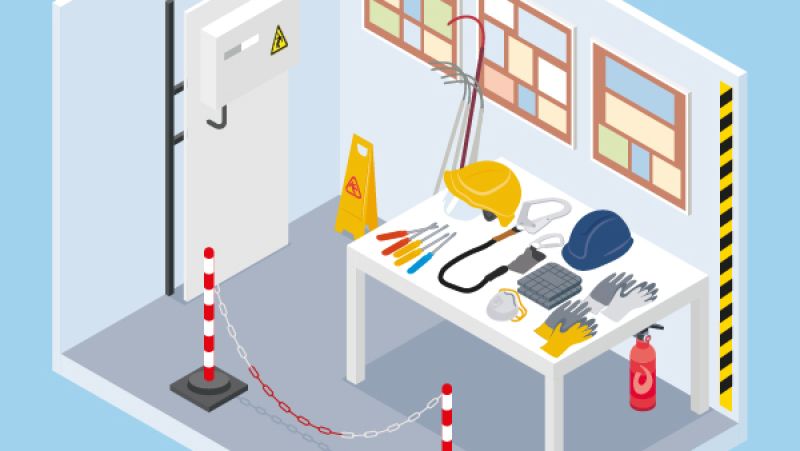 Présenter les risques sur chantier grâce à un accueil interactif
