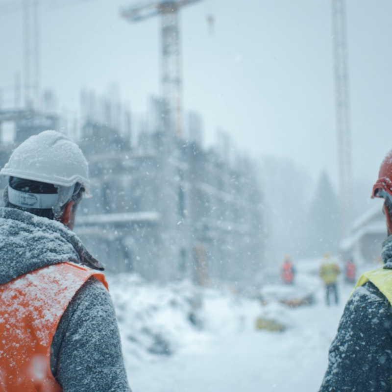 Grand froid, neige, verglas : 4 conseils pour mieux travailler sur les chantiers