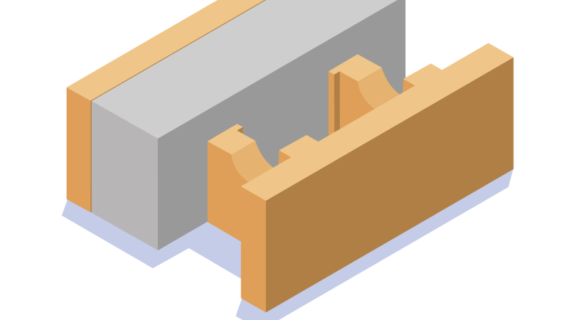 Faciliter le chantier avec des blocs en bois ciment