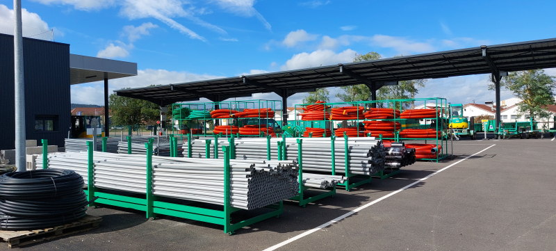 Optimiser le stockage et le rangement dans un dépôt grâce à des racks de rangement sur mesure