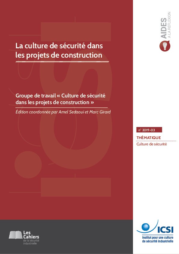 La culture de sécurité dans les projets de construction