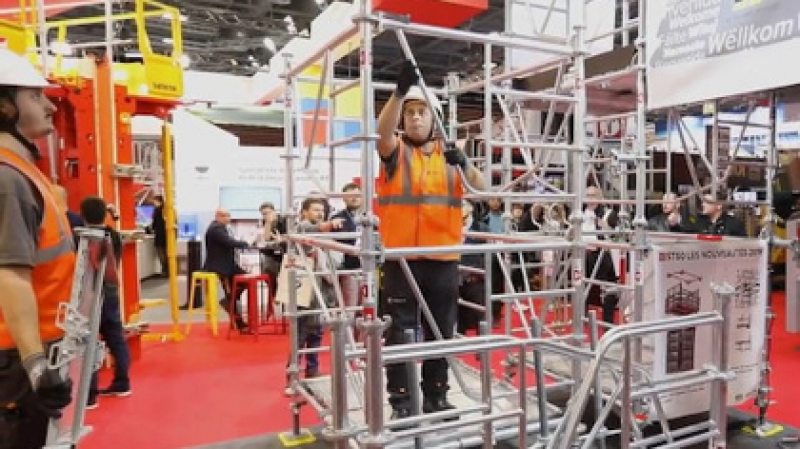 [En direct de Batimat] Une tour d'étaiement qui réduit les TMS
