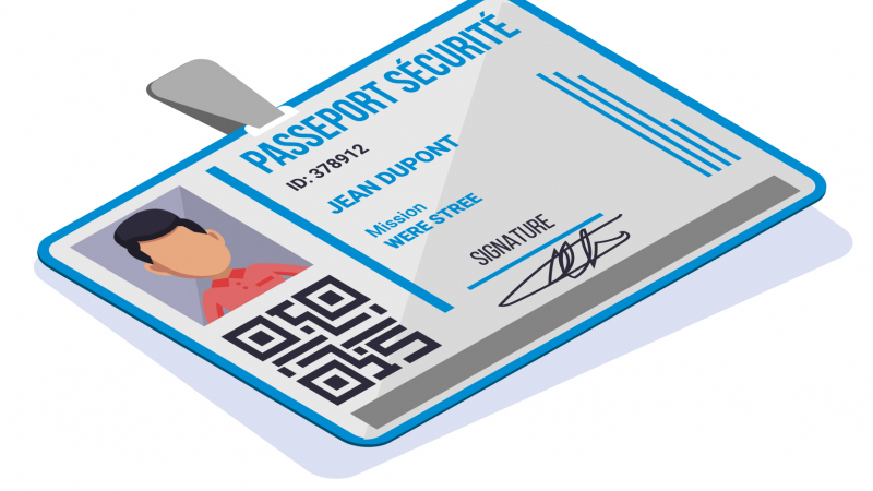 Identifier les compétences et les formations sécurité des salariés grâce à une carte nominative avec QR code